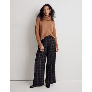 Madewell Sadler Turtleneck Sweater Tan Camel S